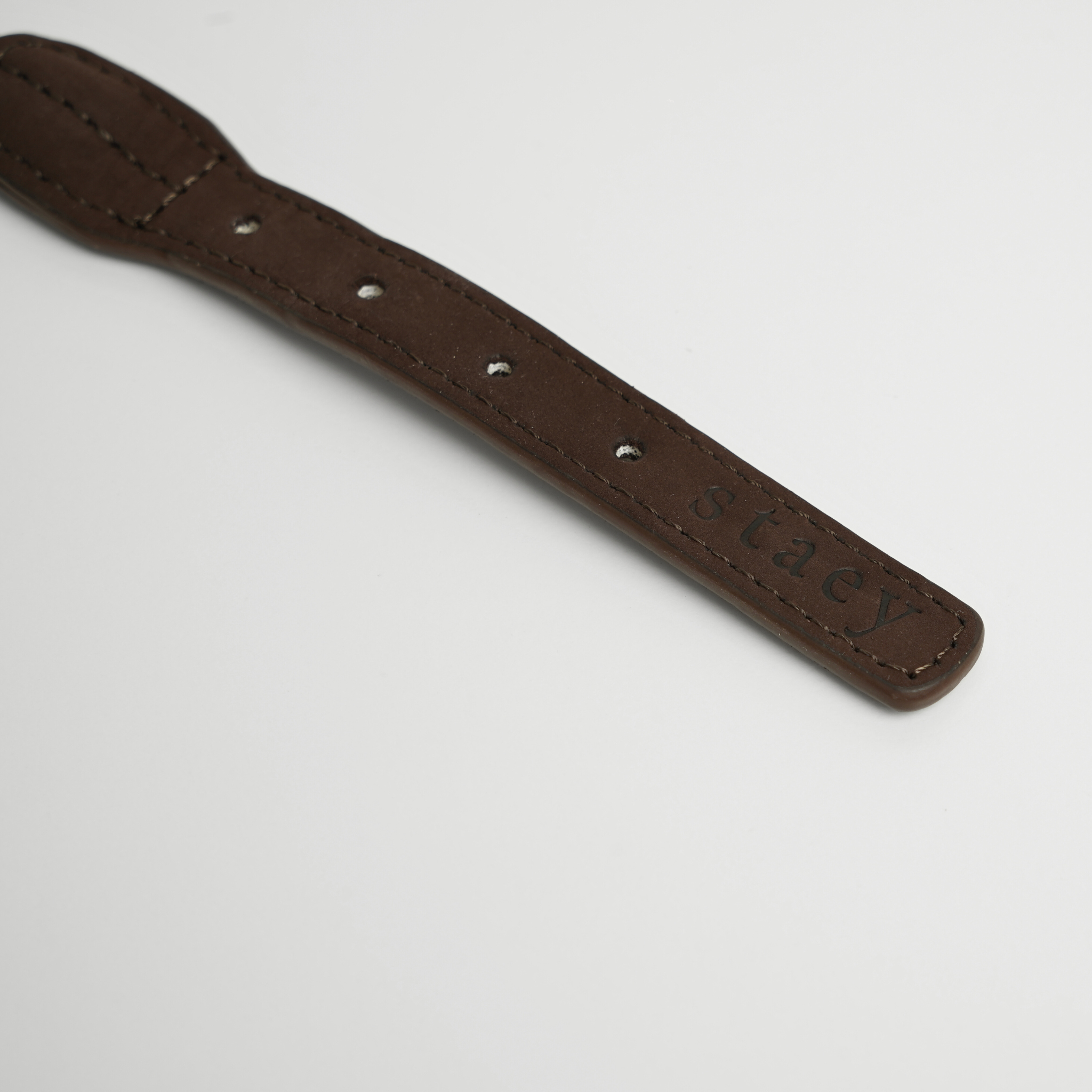 Kaia Braided Dog Collar | Dark Oak