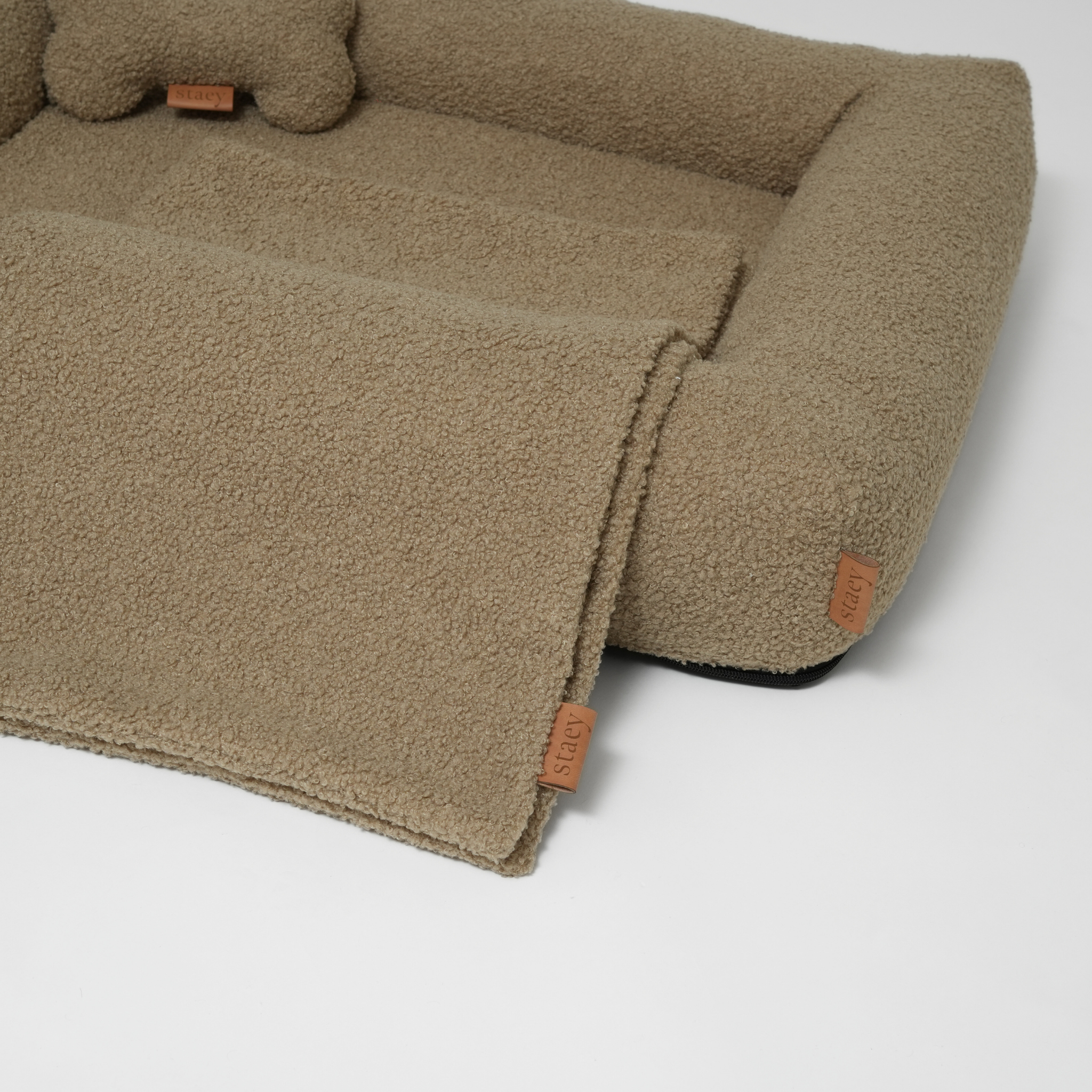 Karla Orthopedic Dog Bed | Oat Bouclé
