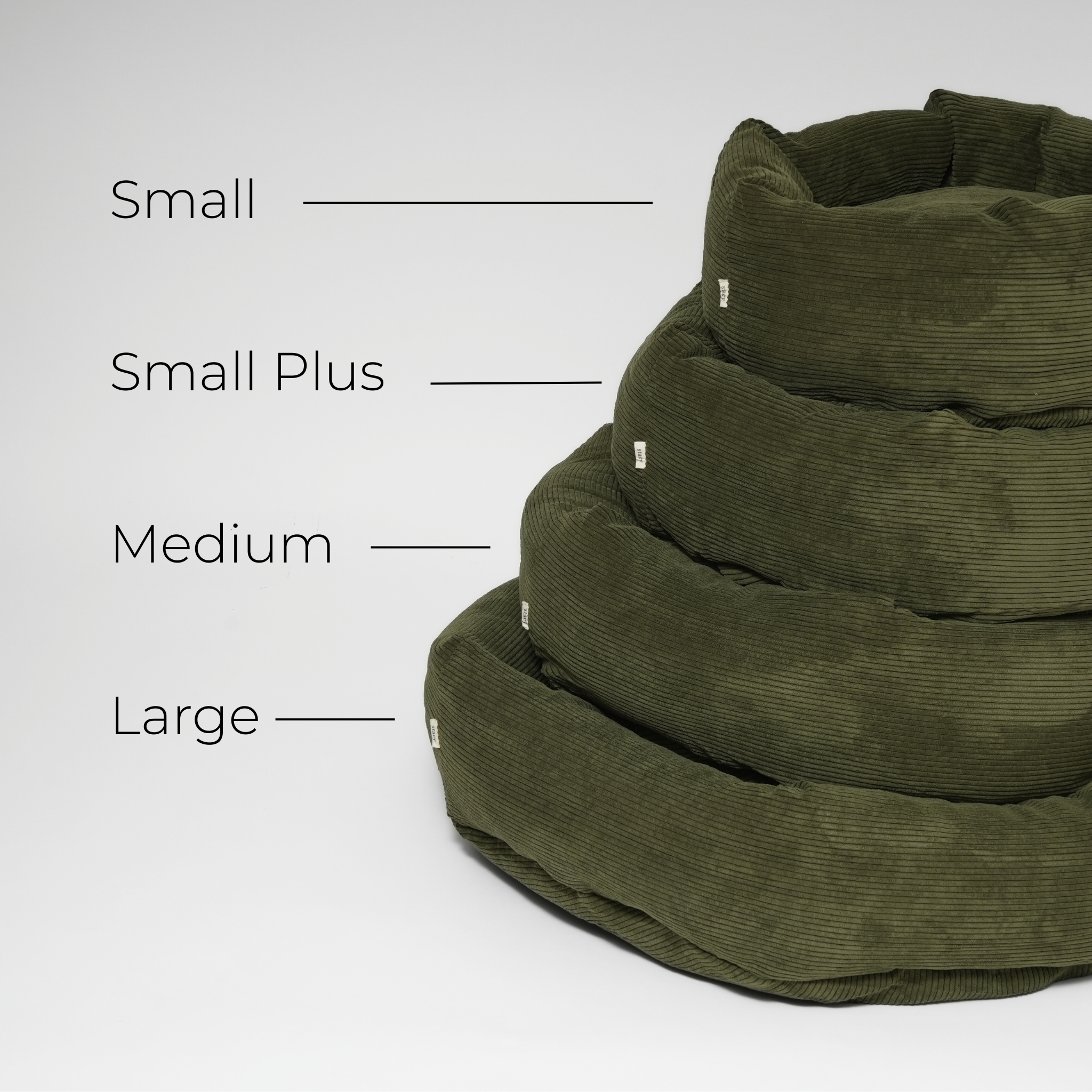 Luna Dog Bed 3.0 | Moss Green Corduroy