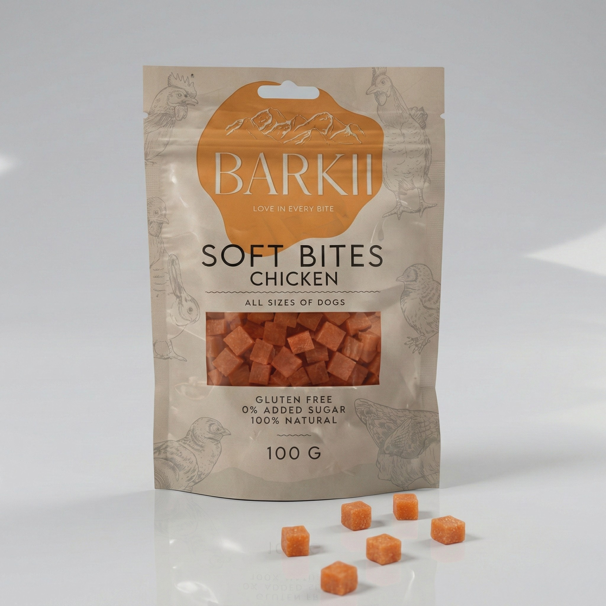 Barkii Training Treats | Chicken | 100g.